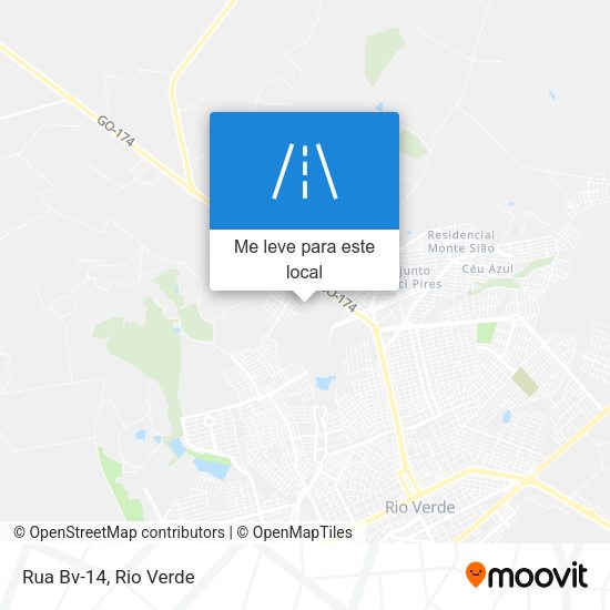 Rua Bv-14 mapa