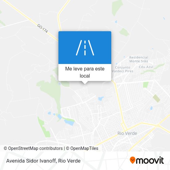 Avenida Sidor Ivanoff mapa