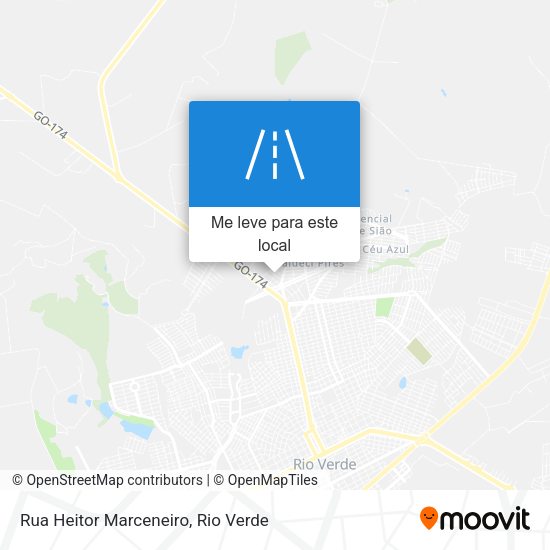 Rua Heitor Marceneiro mapa