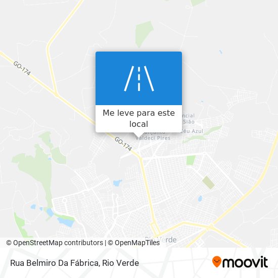 Rua Belmiro Da Fábrica mapa