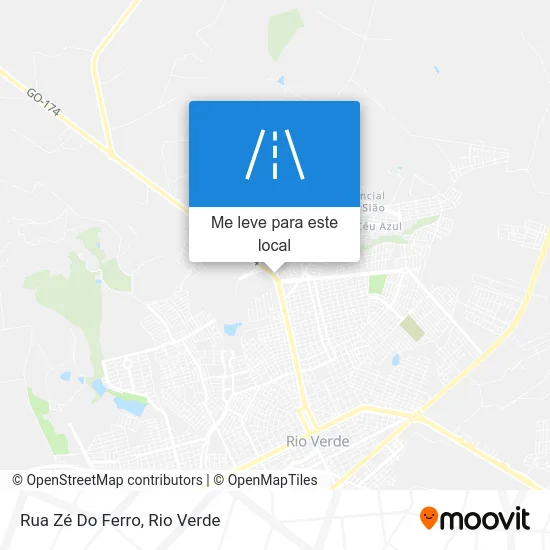 Rua Zé Do Ferro mapa