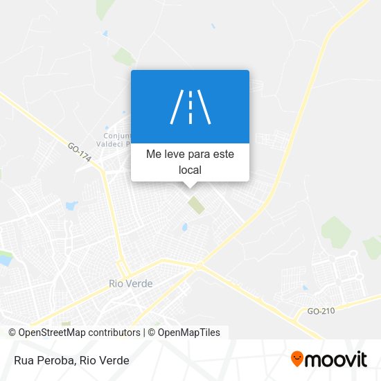 Rua Peroba mapa