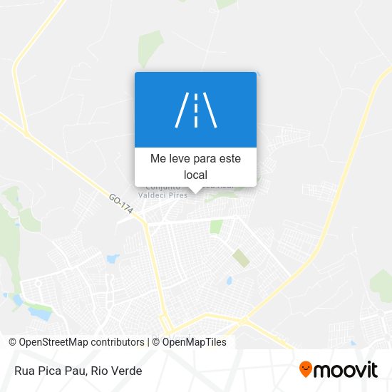 Rua Pica Pau mapa