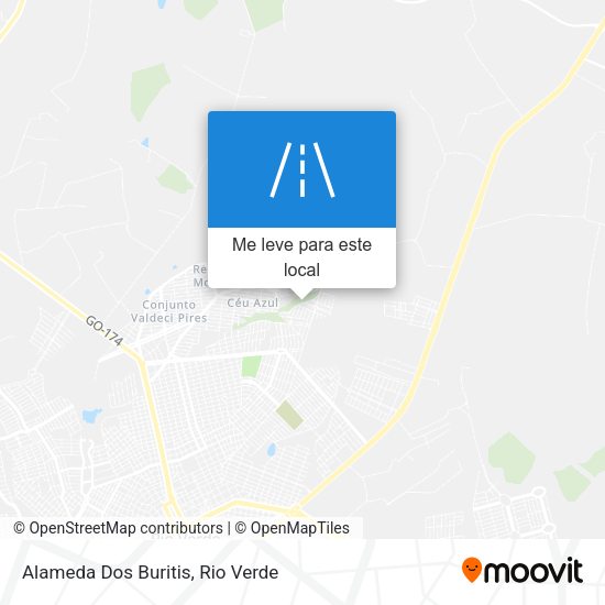 Alameda Dos Buritis mapa