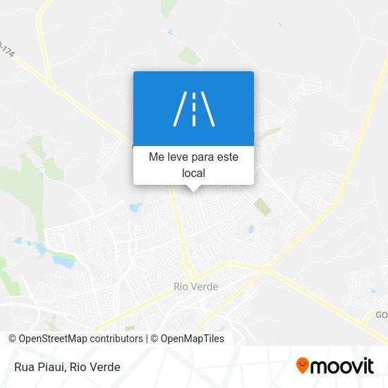 Rua Piaui mapa