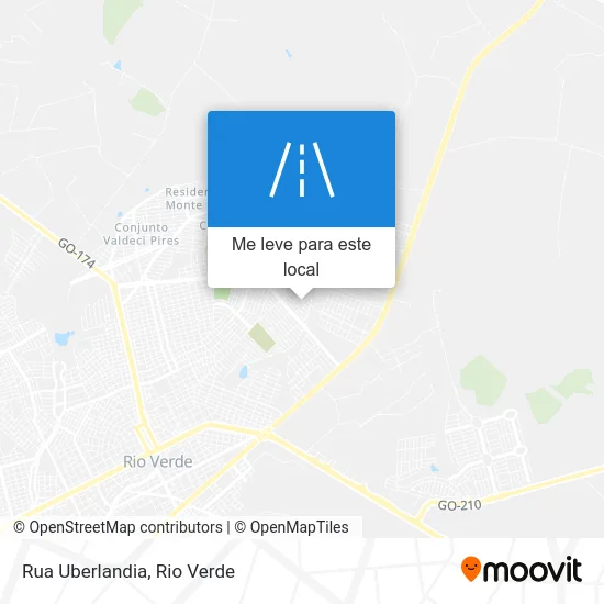 Rua Uberlandia mapa