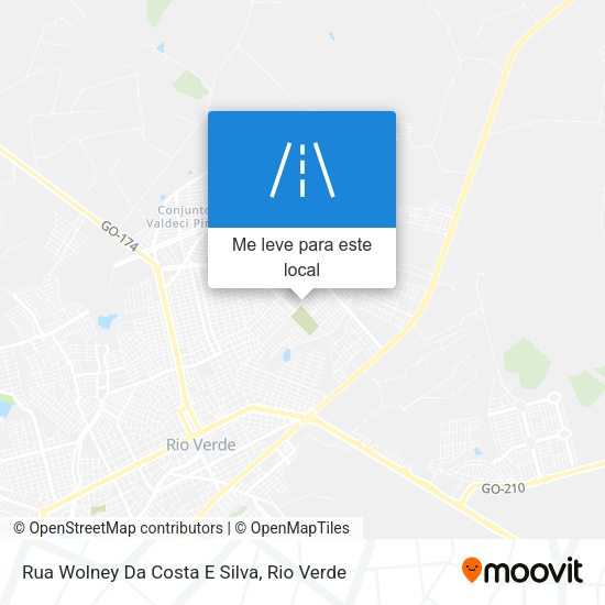 Rua Wolney Da Costa E Silva mapa