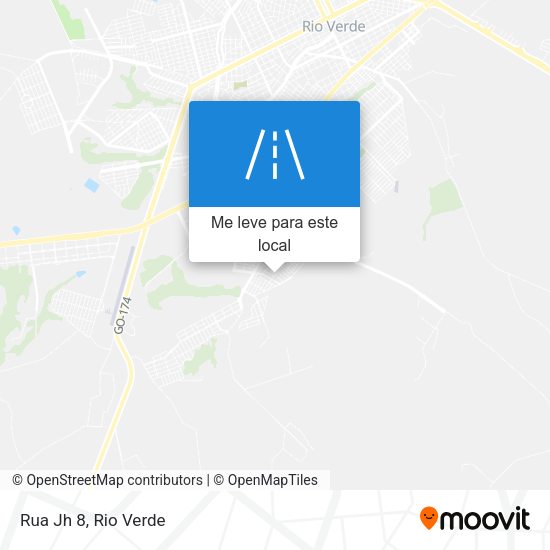 Rua Jh 8 mapa