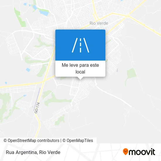 Rua Argentina mapa