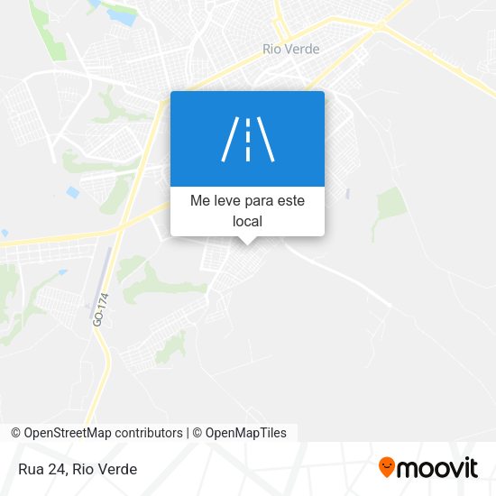 Rua 24 mapa