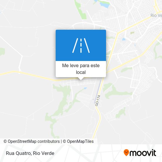 Rua Quatro mapa