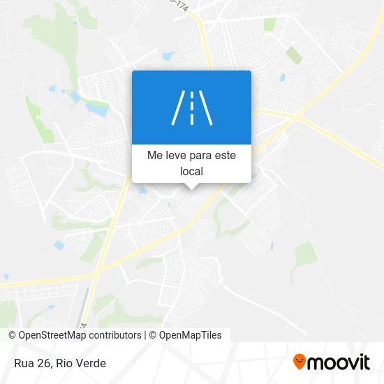 Rua 26 mapa