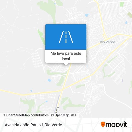 Avenida João Paulo I mapa