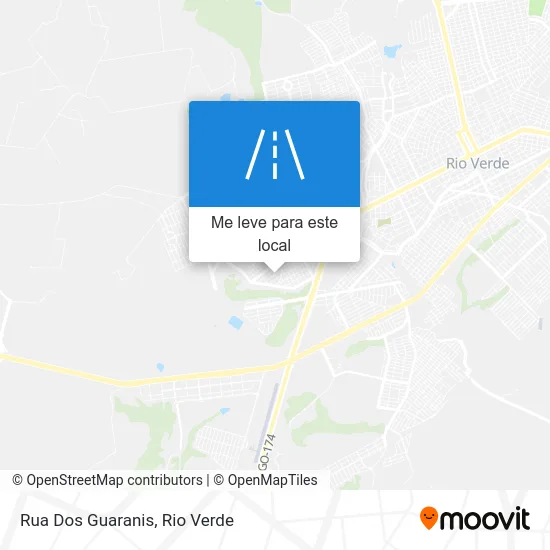 Rua Dos Guaranis mapa