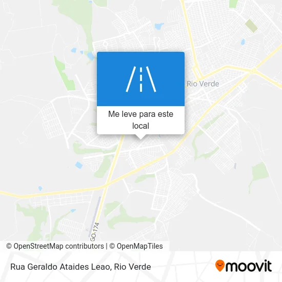Rua Geraldo Ataides Leao mapa