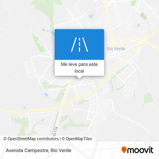Avenida Campestre mapa