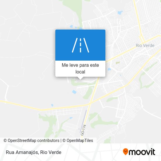 Rua Amanajós mapa