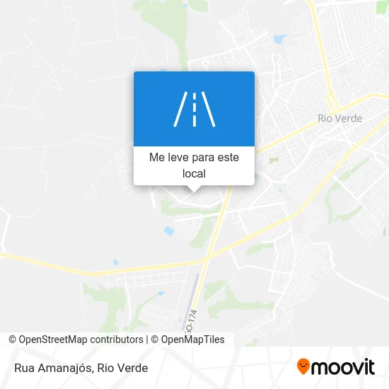 Rua Amanajós mapa