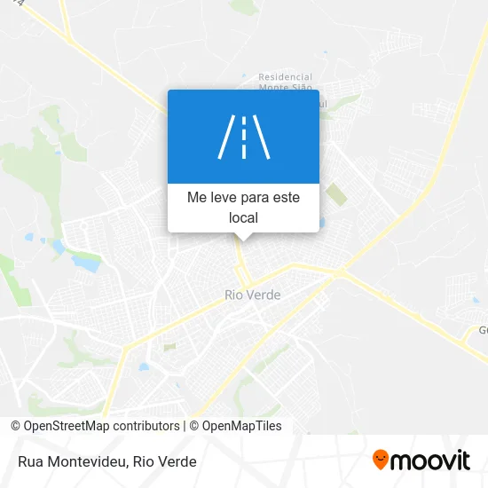 Rua Montevideu mapa