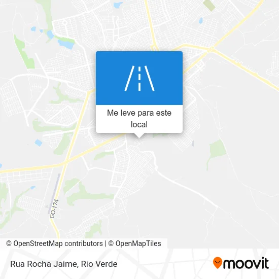 Rua Rocha Jaime mapa