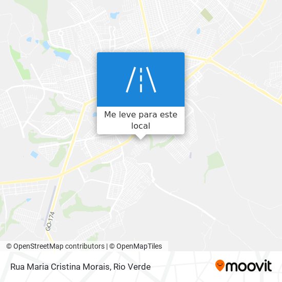 Rua Maria Cristina Morais mapa