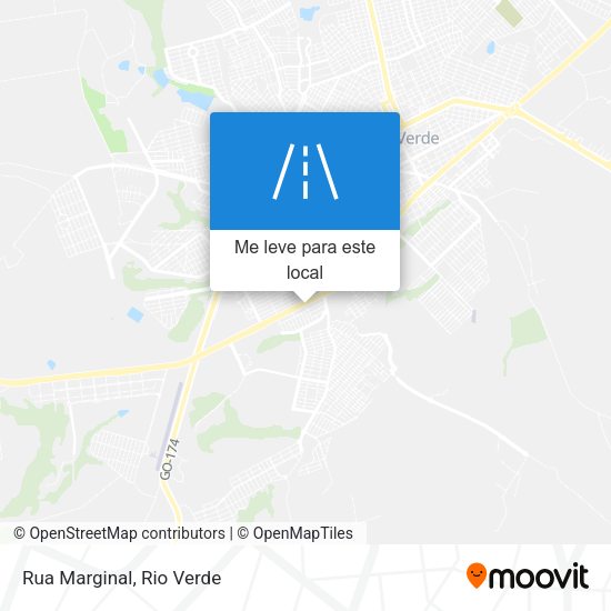 Rua Marginal mapa