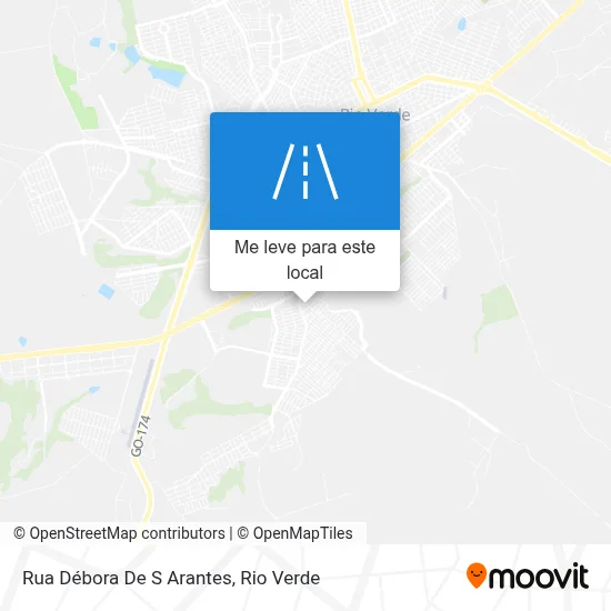 Rua Débora De S Arantes mapa