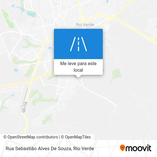 Rua Sebastião Alves De Souza mapa