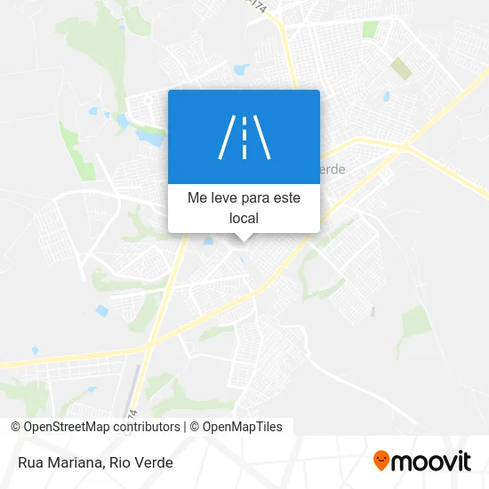 Rua Mariana mapa