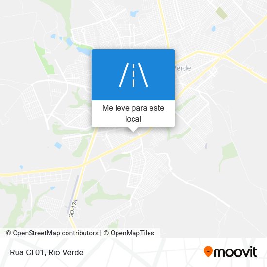 Rua Cl 01 mapa