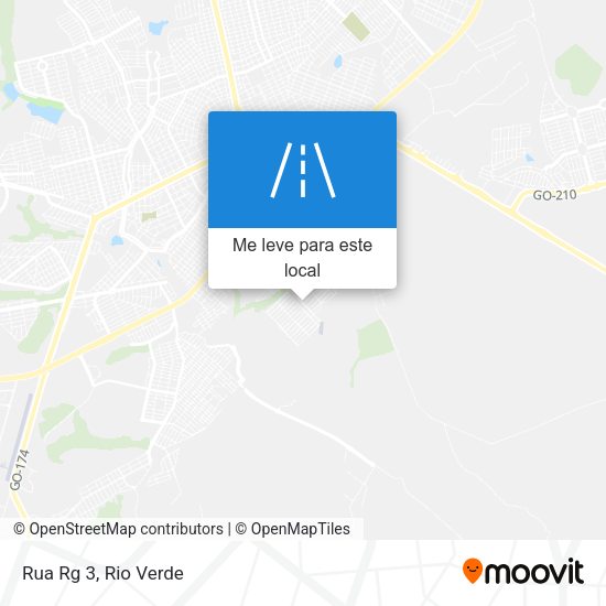 Rua Rg 3 mapa