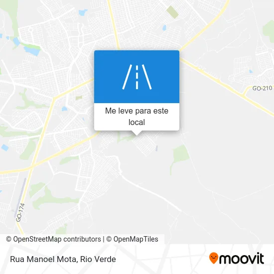 Rua Manoel Mota mapa
