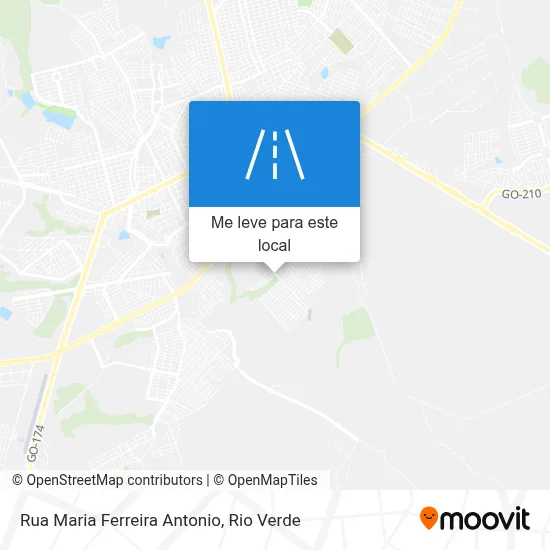 Rua Maria Ferreira Antonio mapa