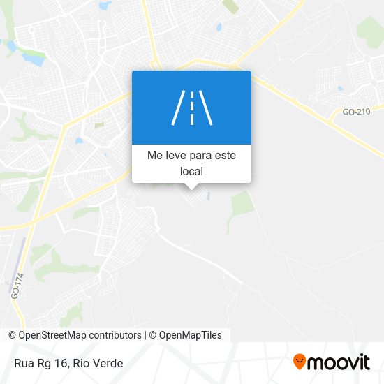 Rua Rg 16 mapa
