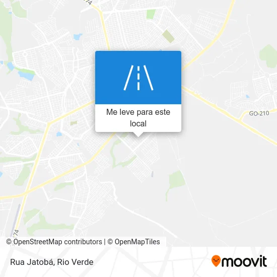 Rua Jatobá mapa