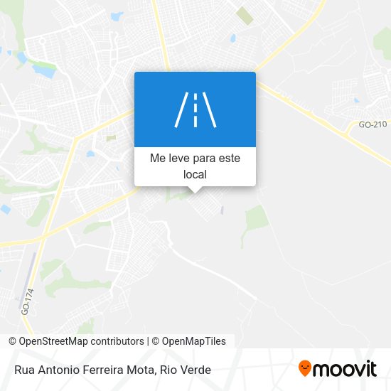 Rua Antonio Ferreira Mota mapa