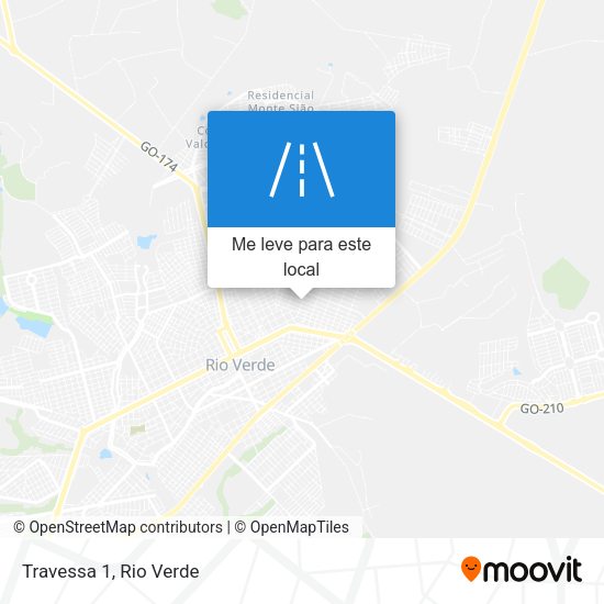 Travessa 1 mapa