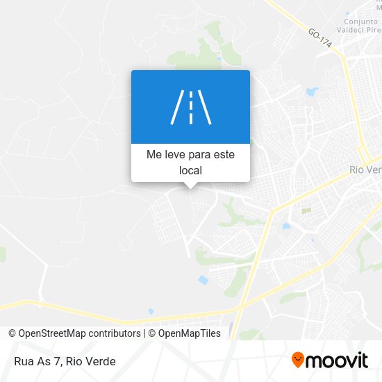 Rua As 7 mapa