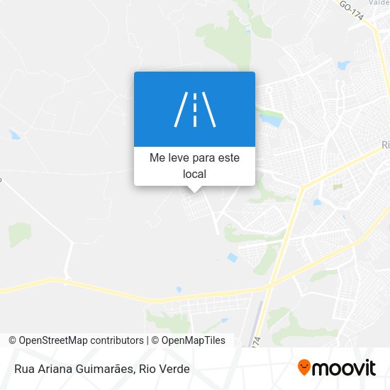 Rua Ariana Guimarães mapa