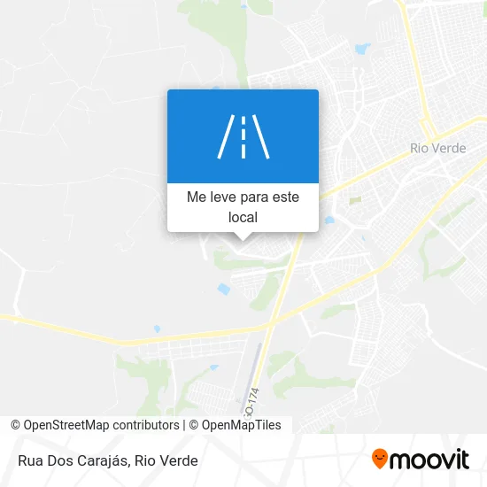 Rua Dos Carajás mapa