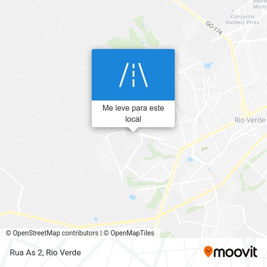 Rua As 2 mapa
