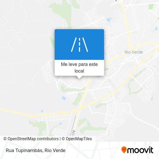 Rua Tupinambás mapa