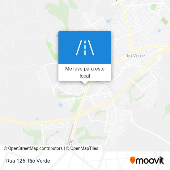 Rua 126 mapa