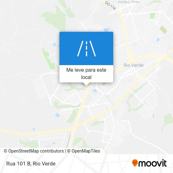 Rua 101 B mapa