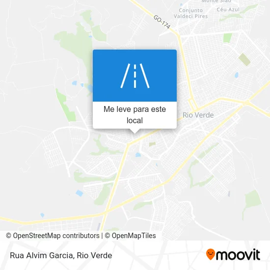 Rua Alvim Garcia mapa
