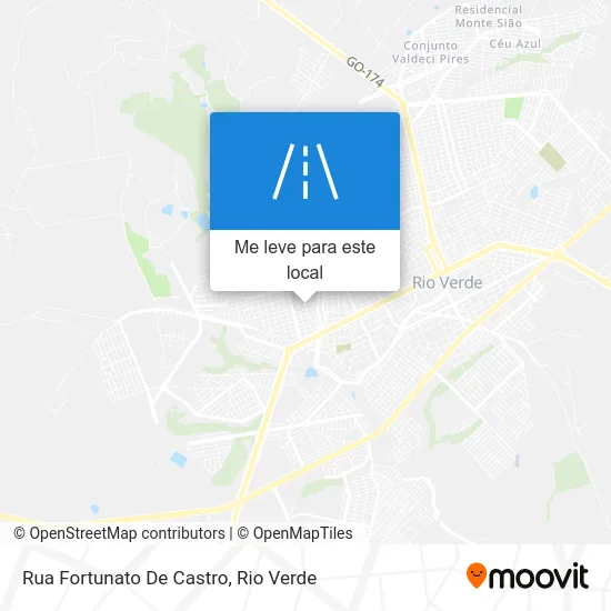 Rua Fortunato De Castro mapa