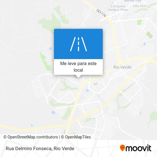 Rua Delmiro Fonseca mapa