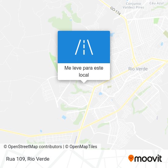 Rua 109 mapa