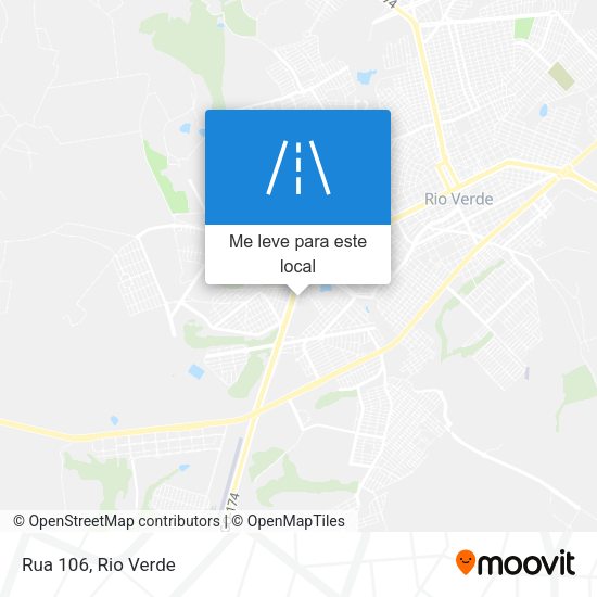 Rua 106 mapa
