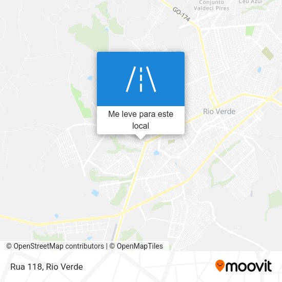 Rua 118 mapa